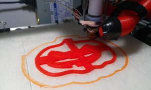 Stampa 3D, colore rosso